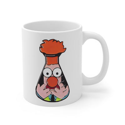 Beaker in a Flask - Ceramic Mug 11oz