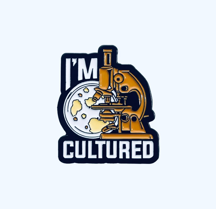 I'm Cultured Enamel Pin