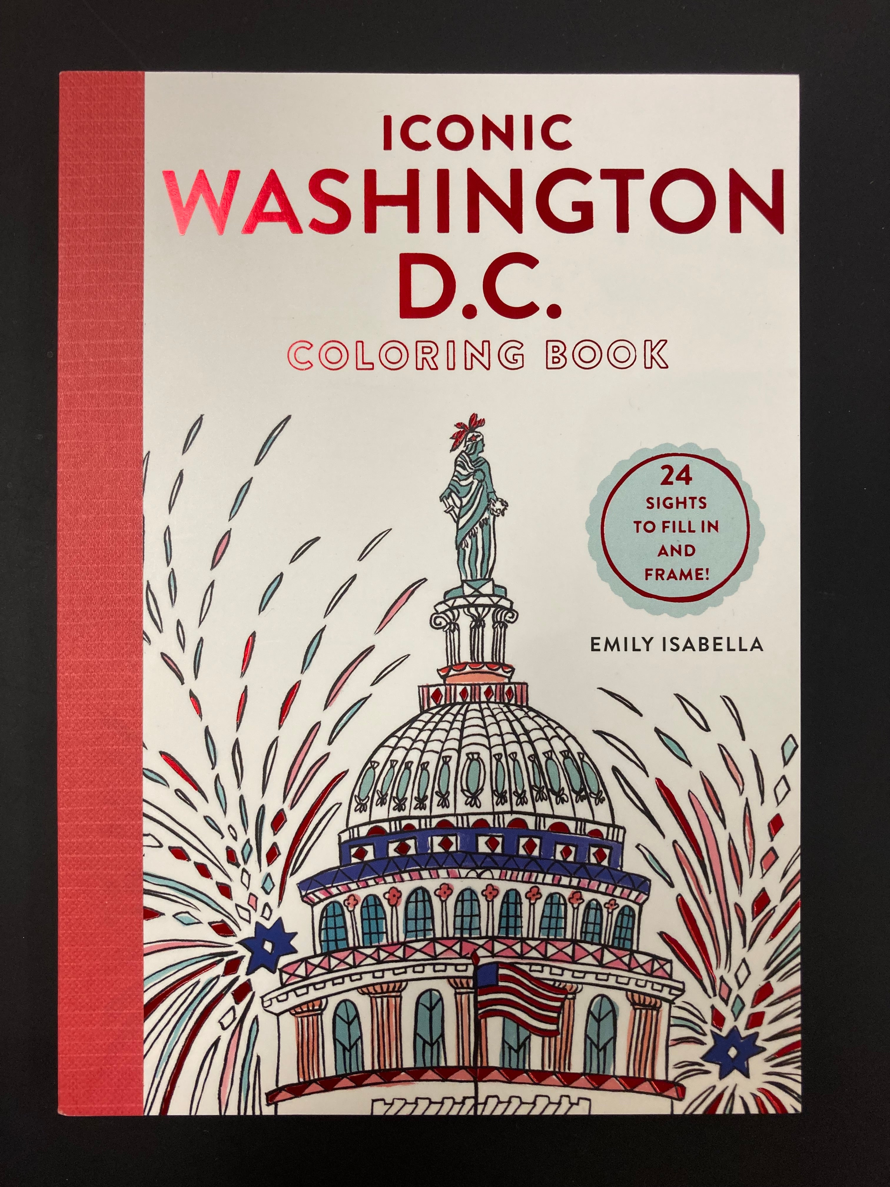 Iconic Washington D.C. Coloring Book Because Science