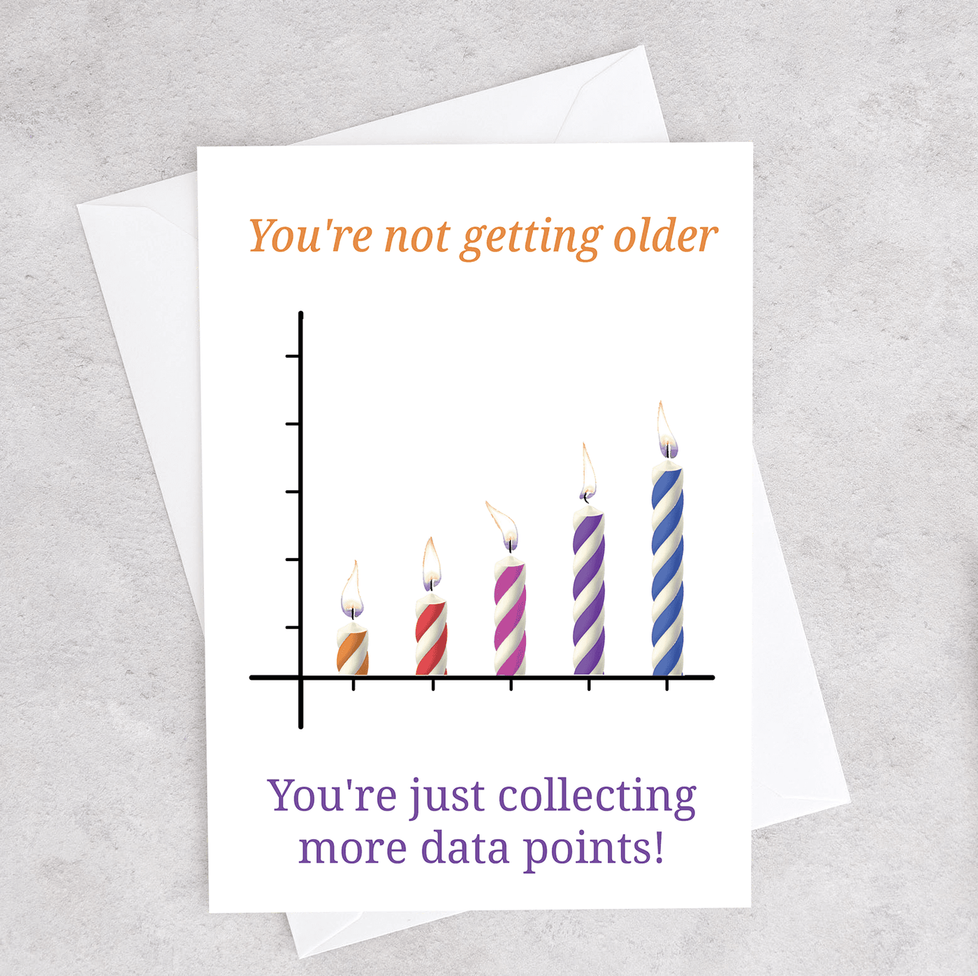 Collecting Data Points - Birthday Card