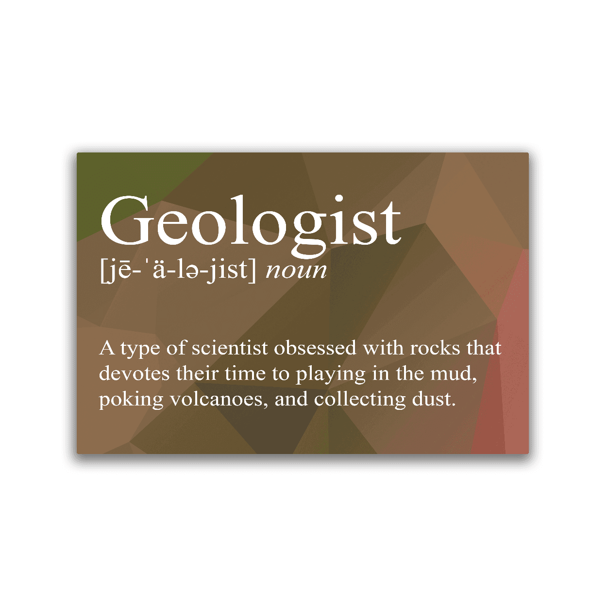Geologist Definition - 2x3 Magnet