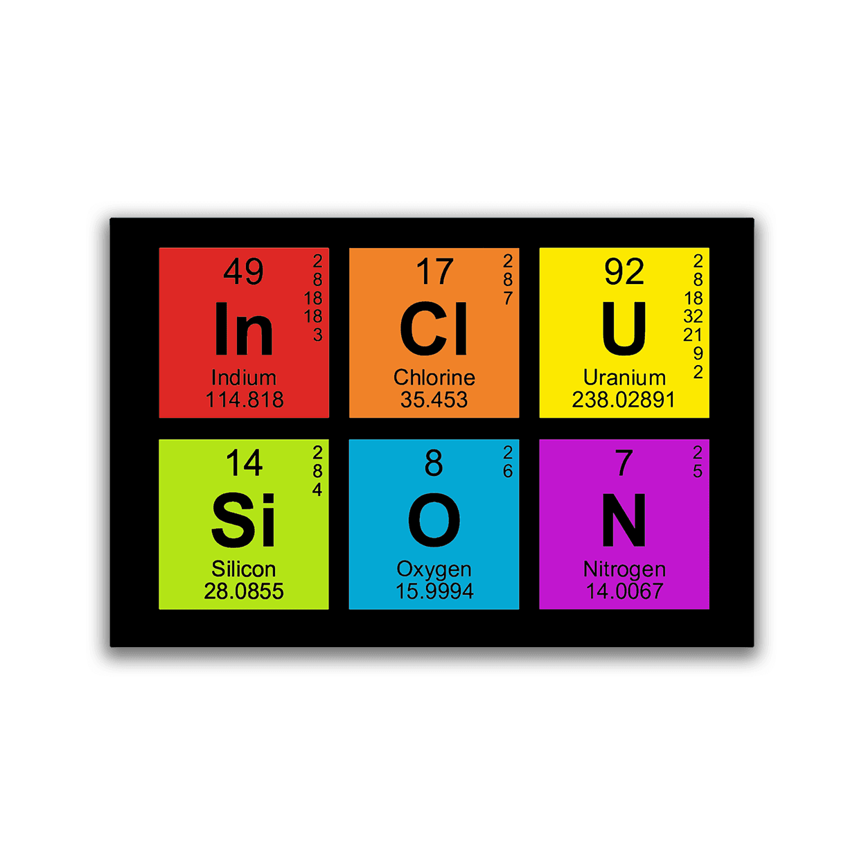 InClUSiON - 2x3 Magnet
