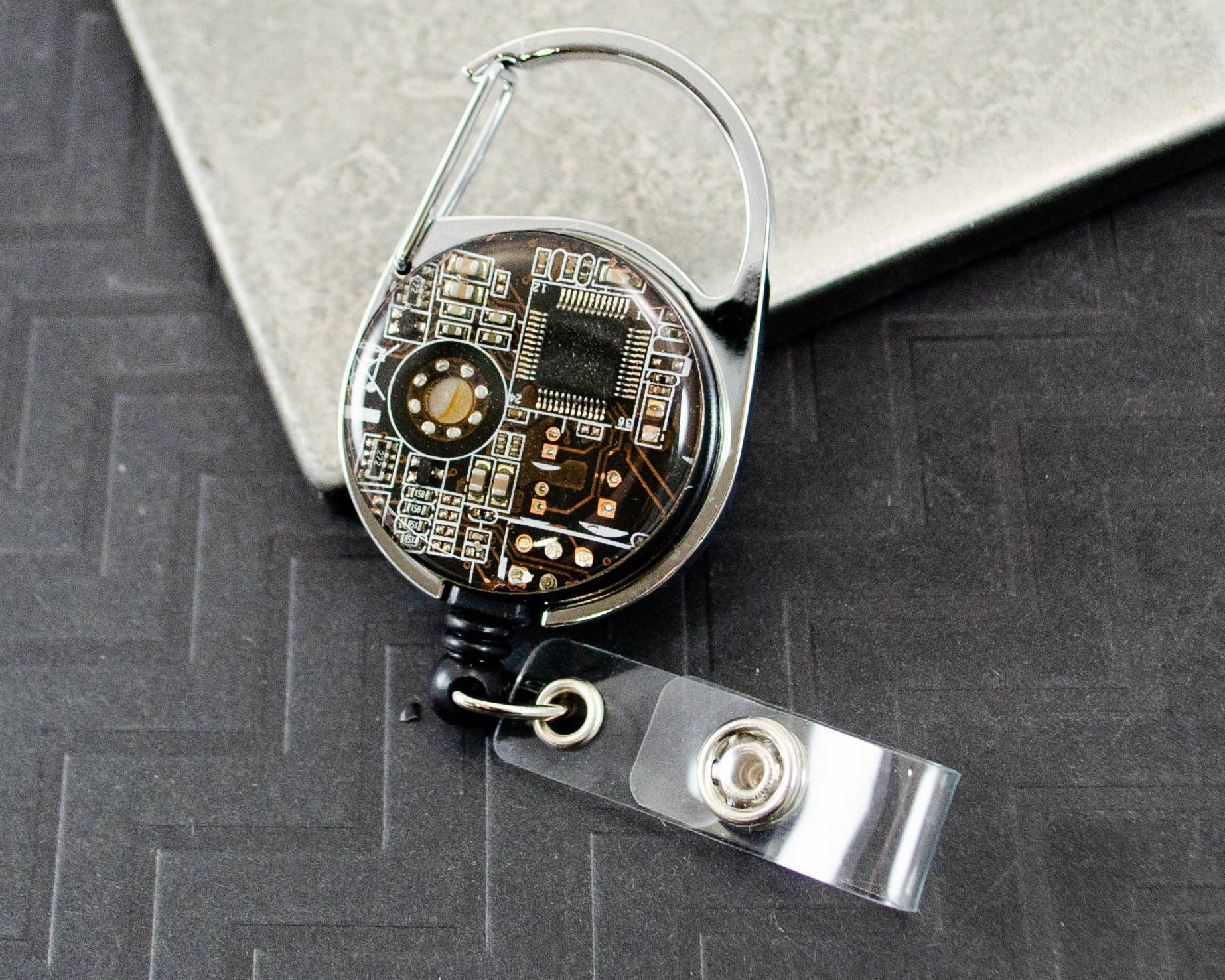 Circuit Board Badge Reel – Because Science