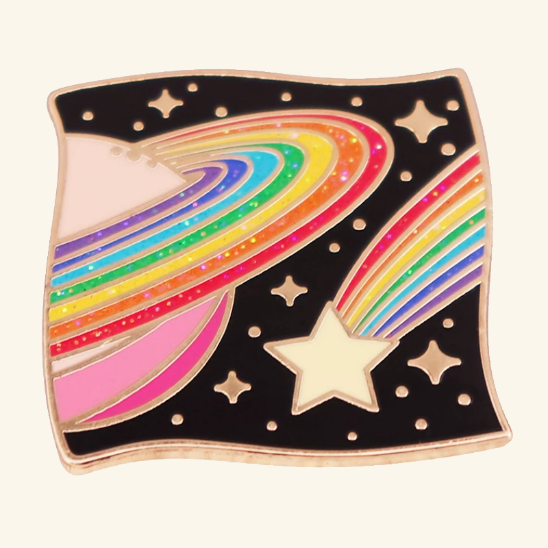 Rainbow Galaxy Enamel Pin