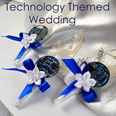 Jewelry Sets for a Technology Themed Summer Wedding