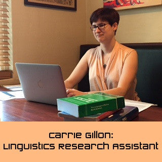 Carrie Gillon: Linguistics Research Assistant