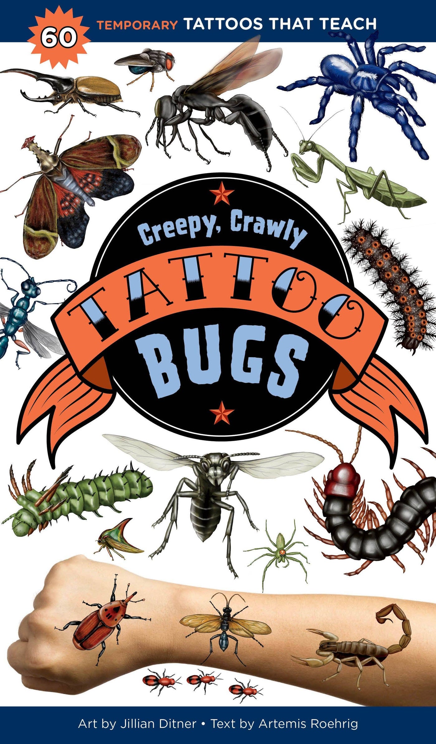 Creepy, Crawly Bugs - Tattoos