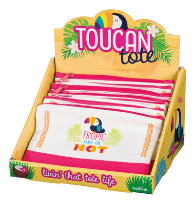 Toucan Canvas Pouch