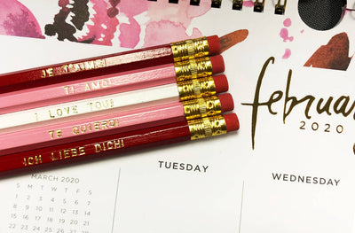 I LOVE YOU! Multi Language Pencil Set