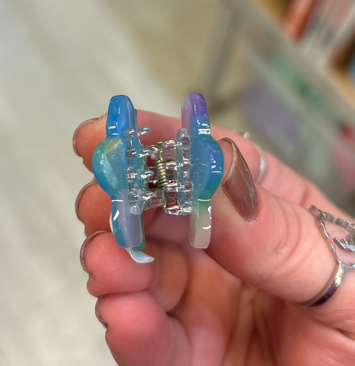 Mini Atom Hair Claw Clip