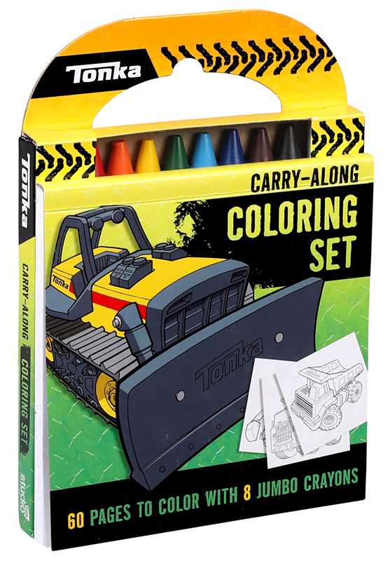 Tonka: Carry-Along Coloring Set by Grace Baranowski