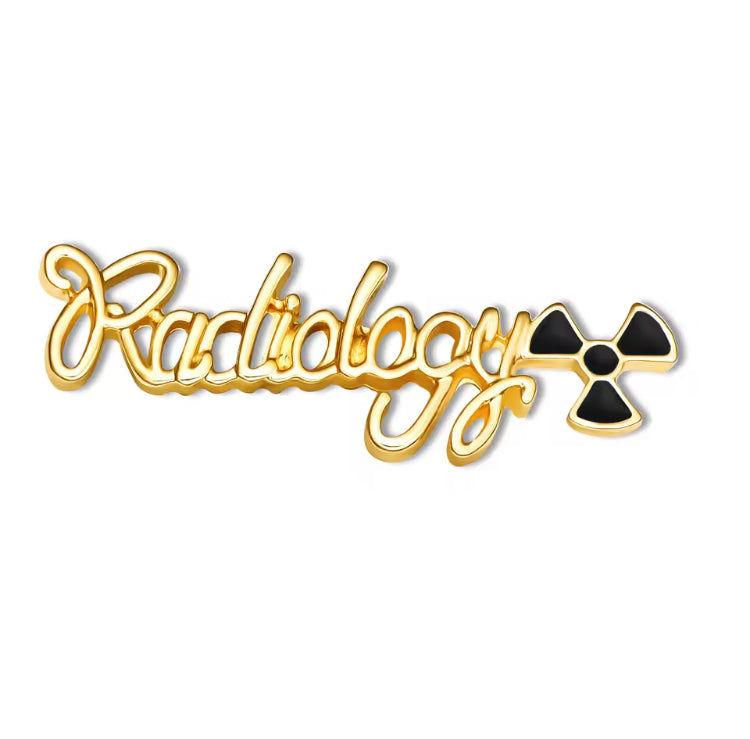 Golden Radiology - Metal Pin – Because Science