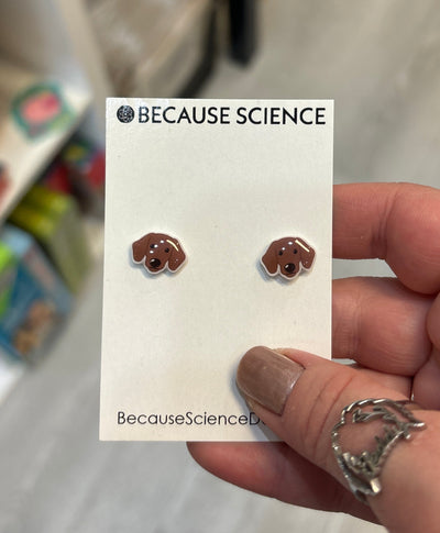 Dog Faces - Acrylic Post Earrings