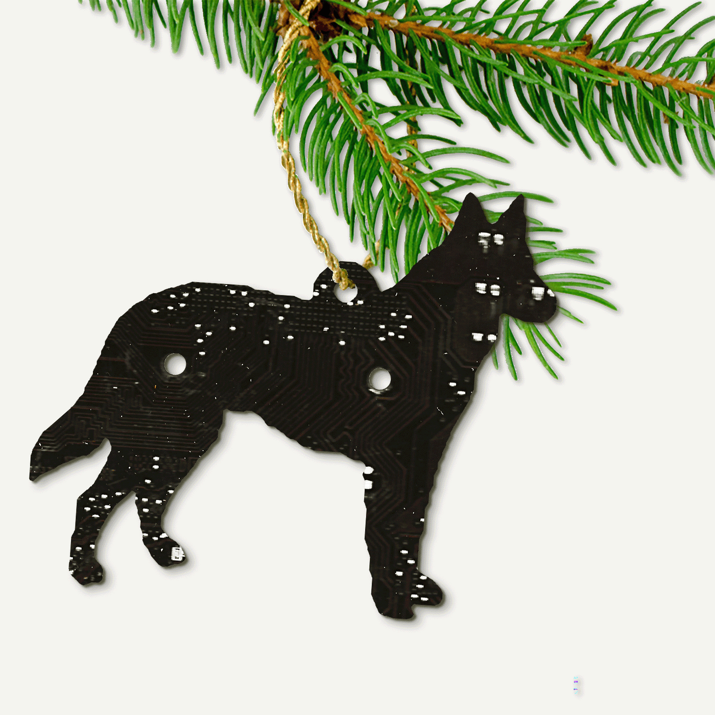 Circuit Board German Shepard Ornament