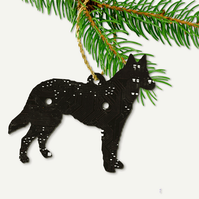 Circuit Board German Shepard Ornament