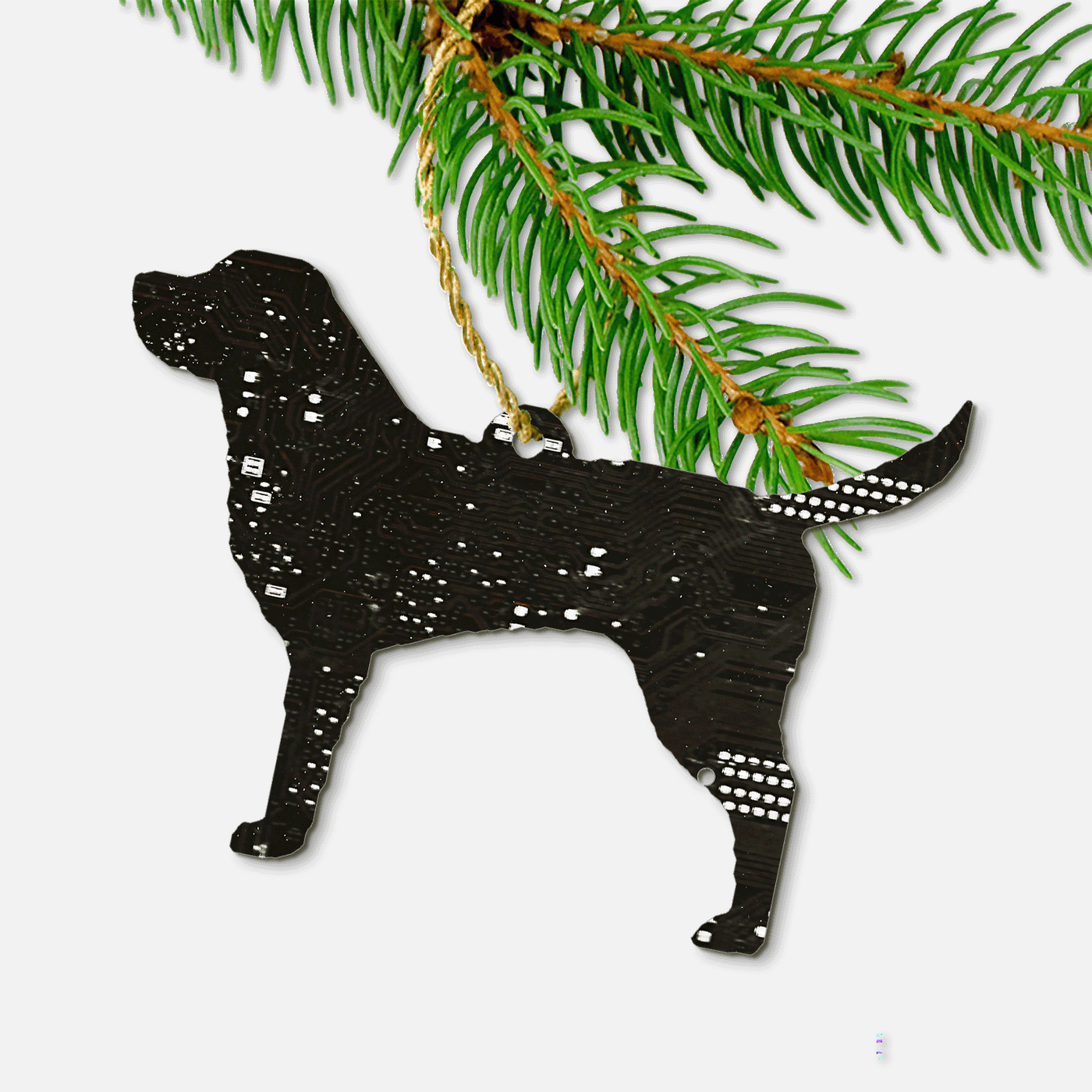 Circuit Board Labrador Retriever Ornament