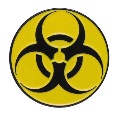 Biohazard Symbol Enamel Pin