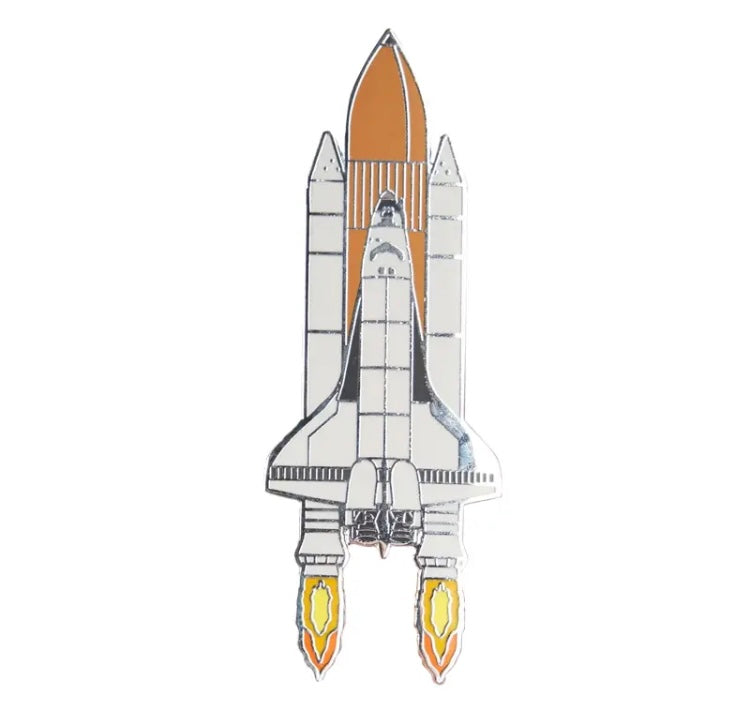 Space Shuttle Enamel Pin