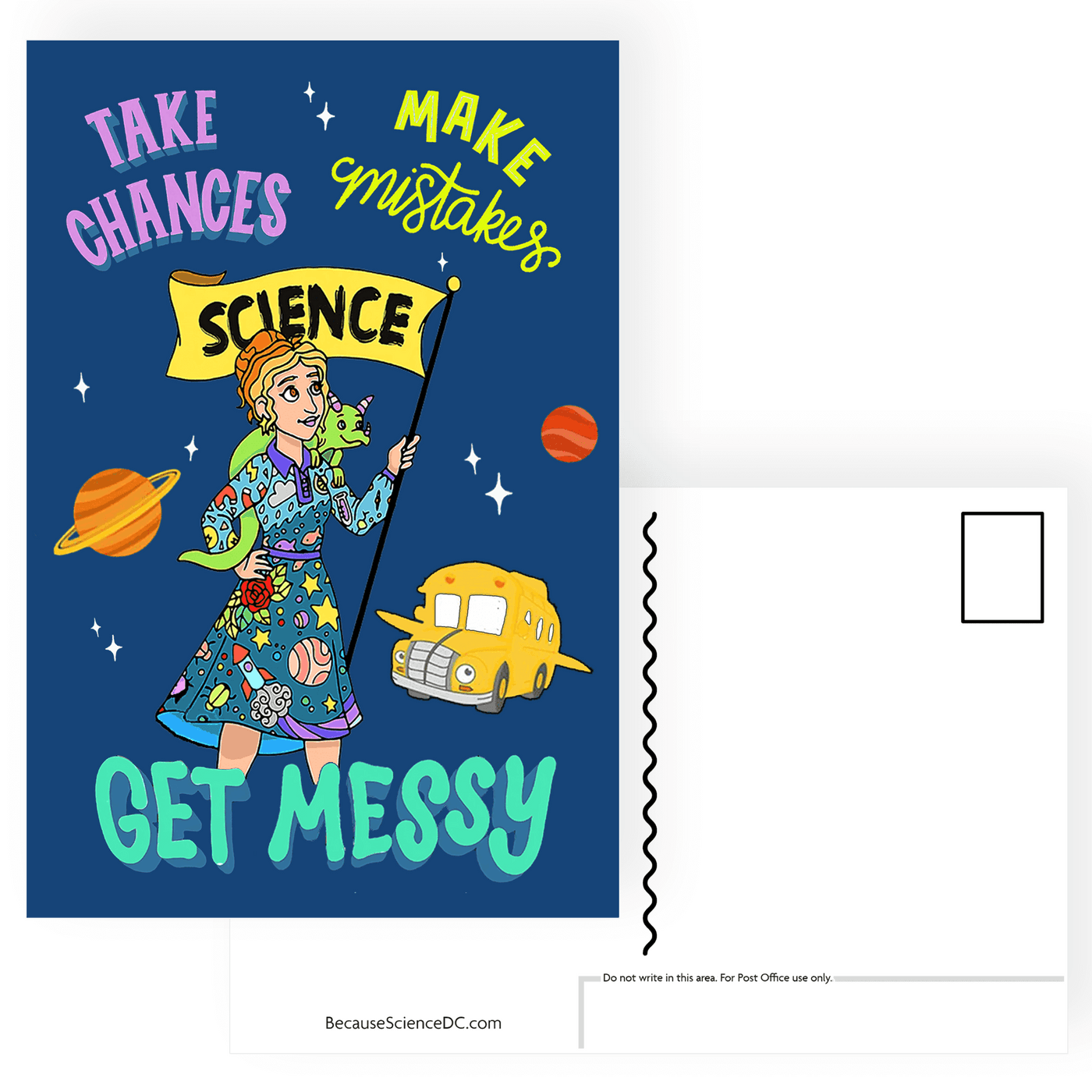 Get Messy Postcard