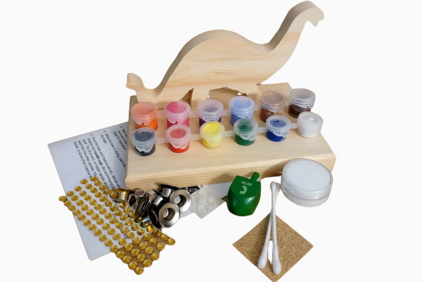 Dinosaur Menorah Craft Kit