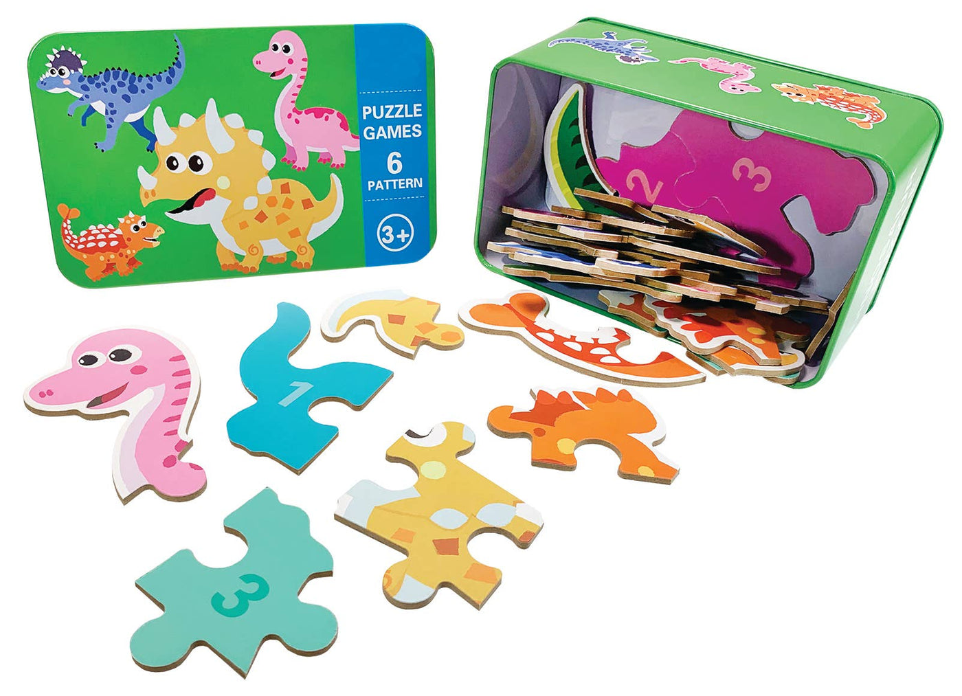 Dinosaurs - Puzzle in a Tin