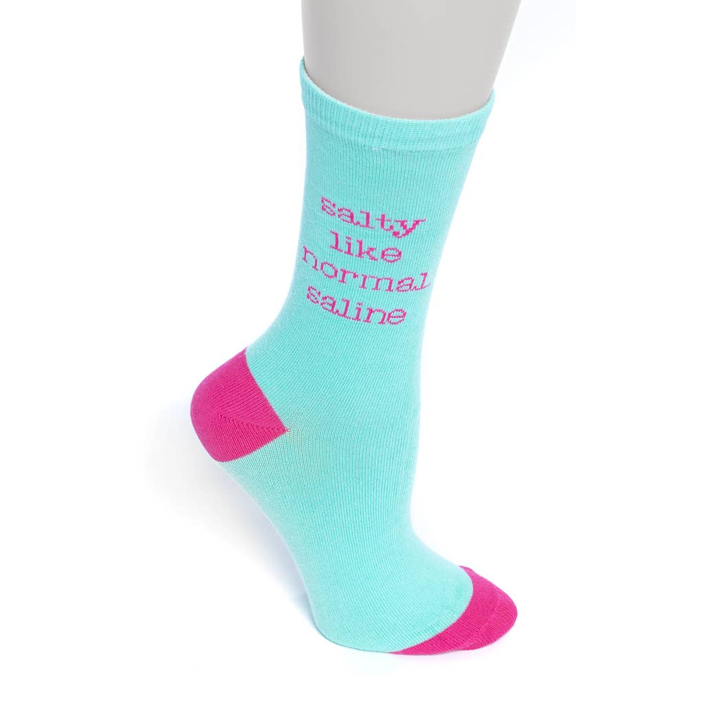 Salty Like Normal Saline Socks - Unisex