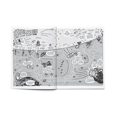 SPACE, Above & Beyond - Coloring + Activity Book