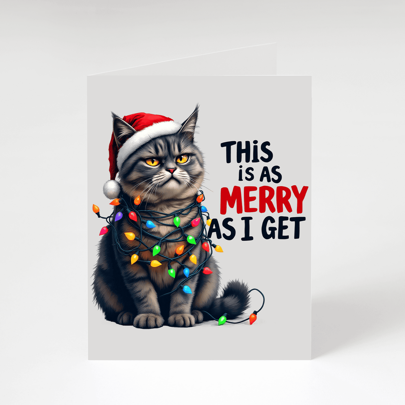 As Merry as I Get - Holiday Card