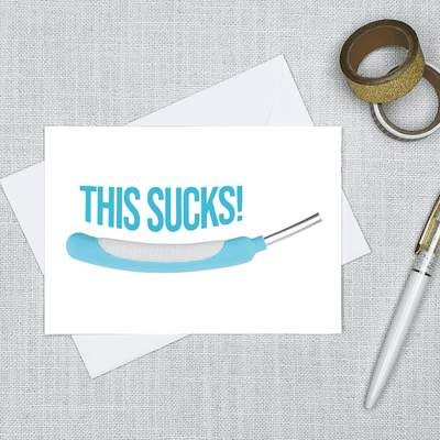 This Sucks Greeting Card
