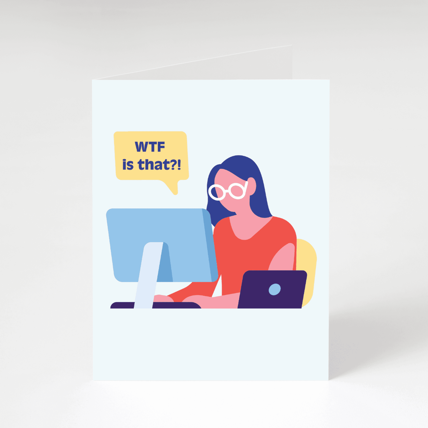 WTF is that?! (computer) Greeting Card