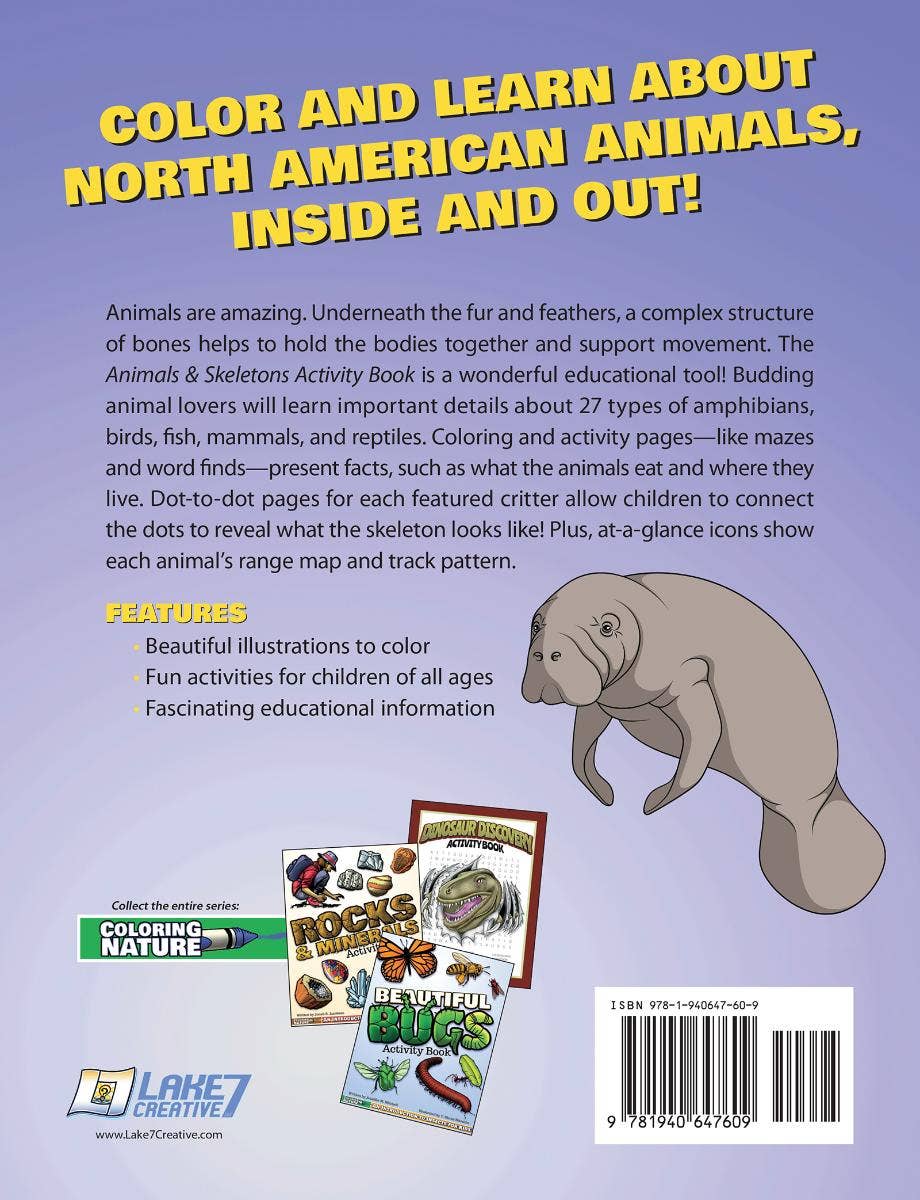 Animals and Skeletons Activity Book