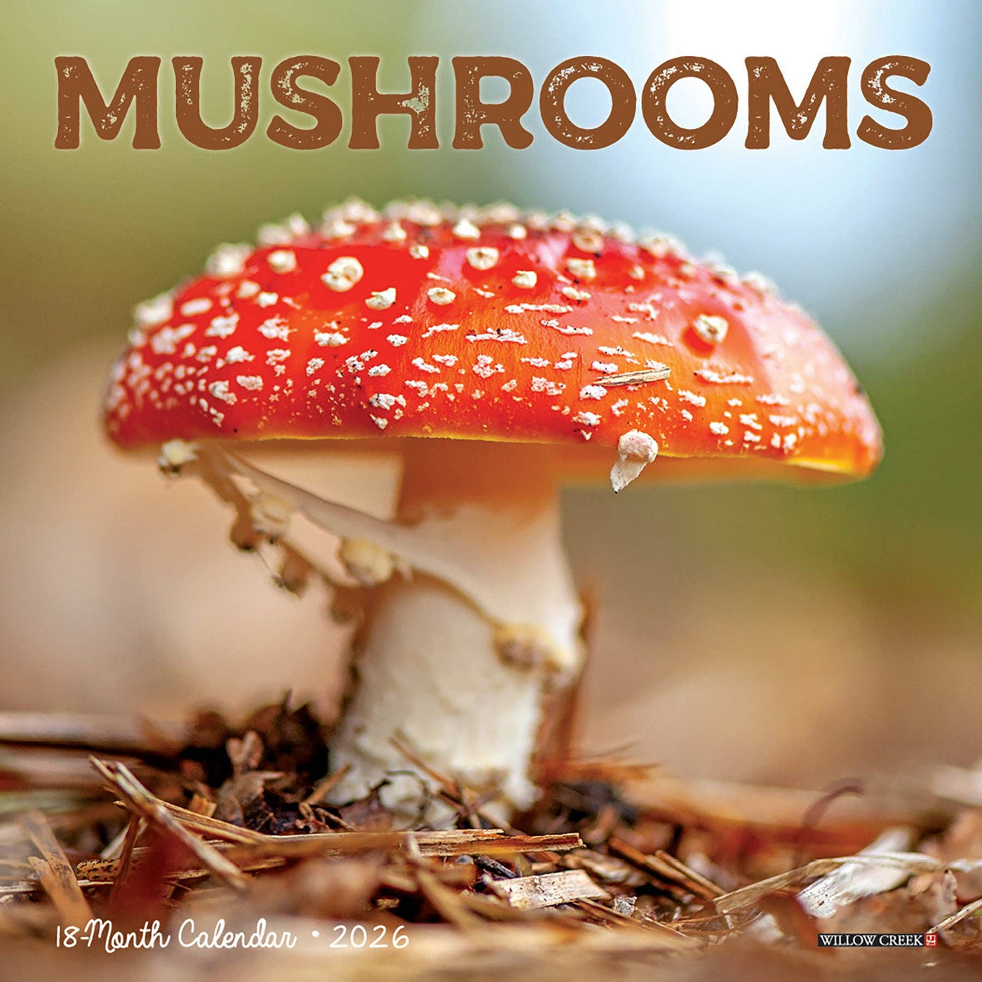 Mushrooms - 2026 Mini Wall Calendar