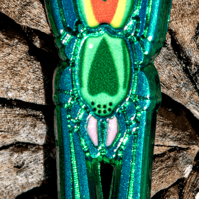 Green Stretch Spider - Enamel Pin