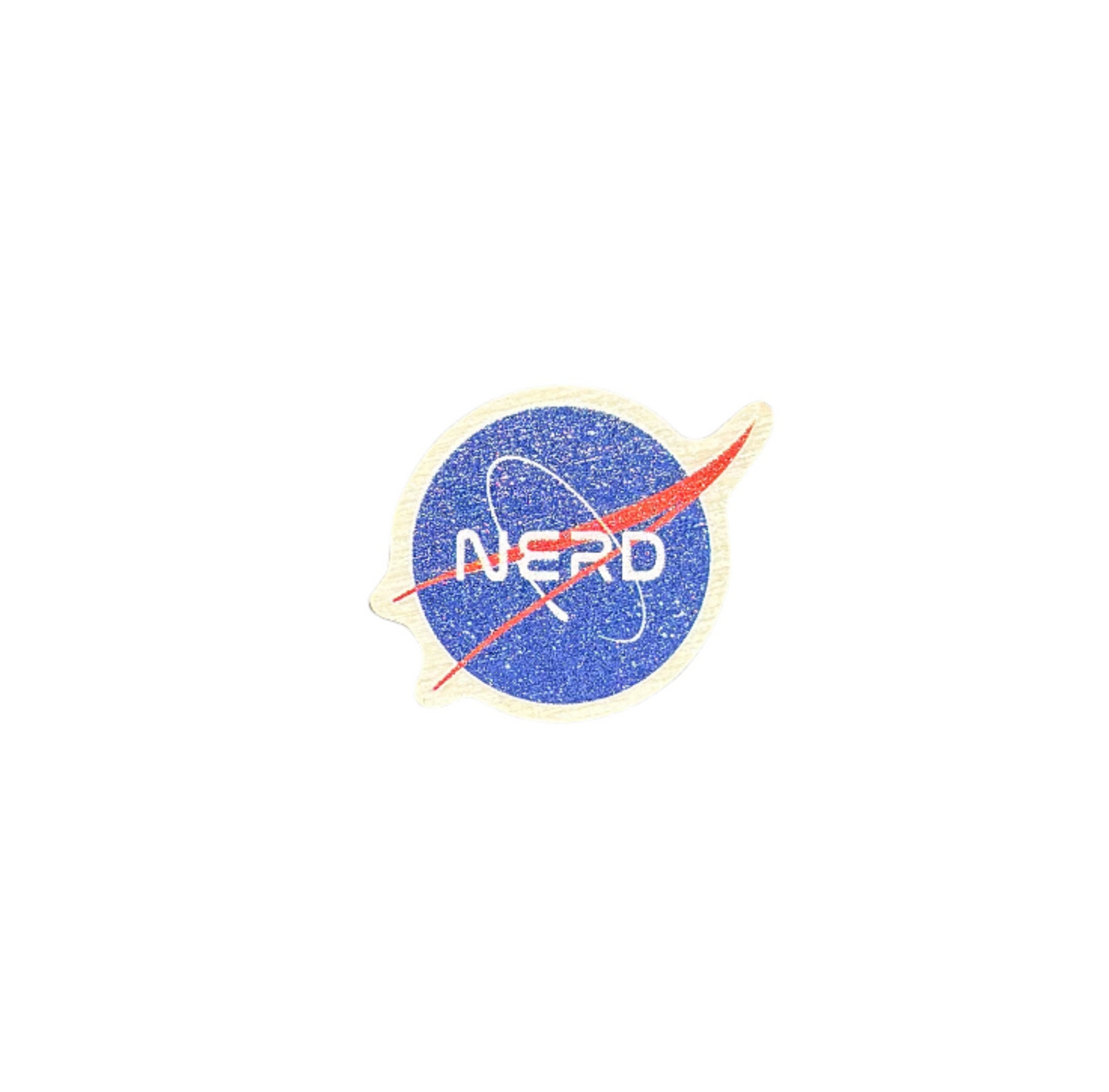 NASA Nerd - Wooden Pin