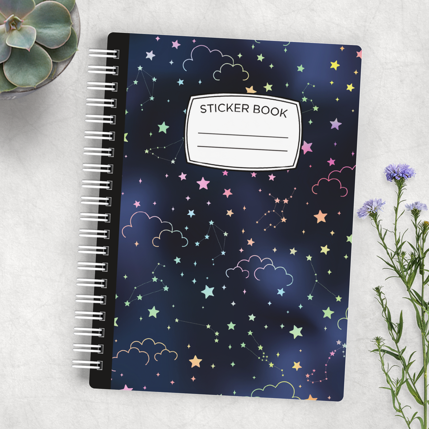 Starry Night - Reusable Sticker Book