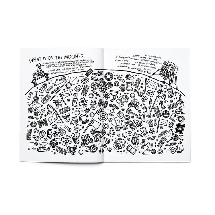 SPACE, Above & Beyond - Coloring + Activity Book