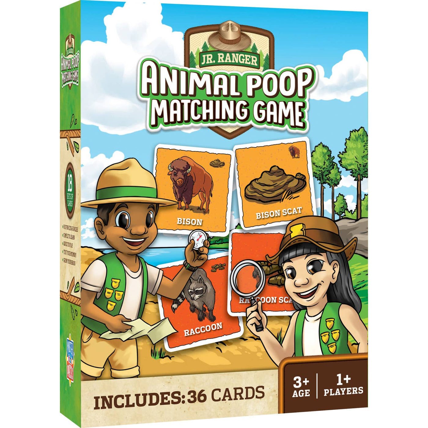 Animal Poop Matching Game - Jr. Ranger