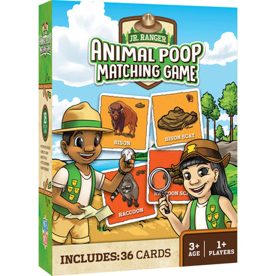 Animal Poop Matching Game - Jr. Ranger