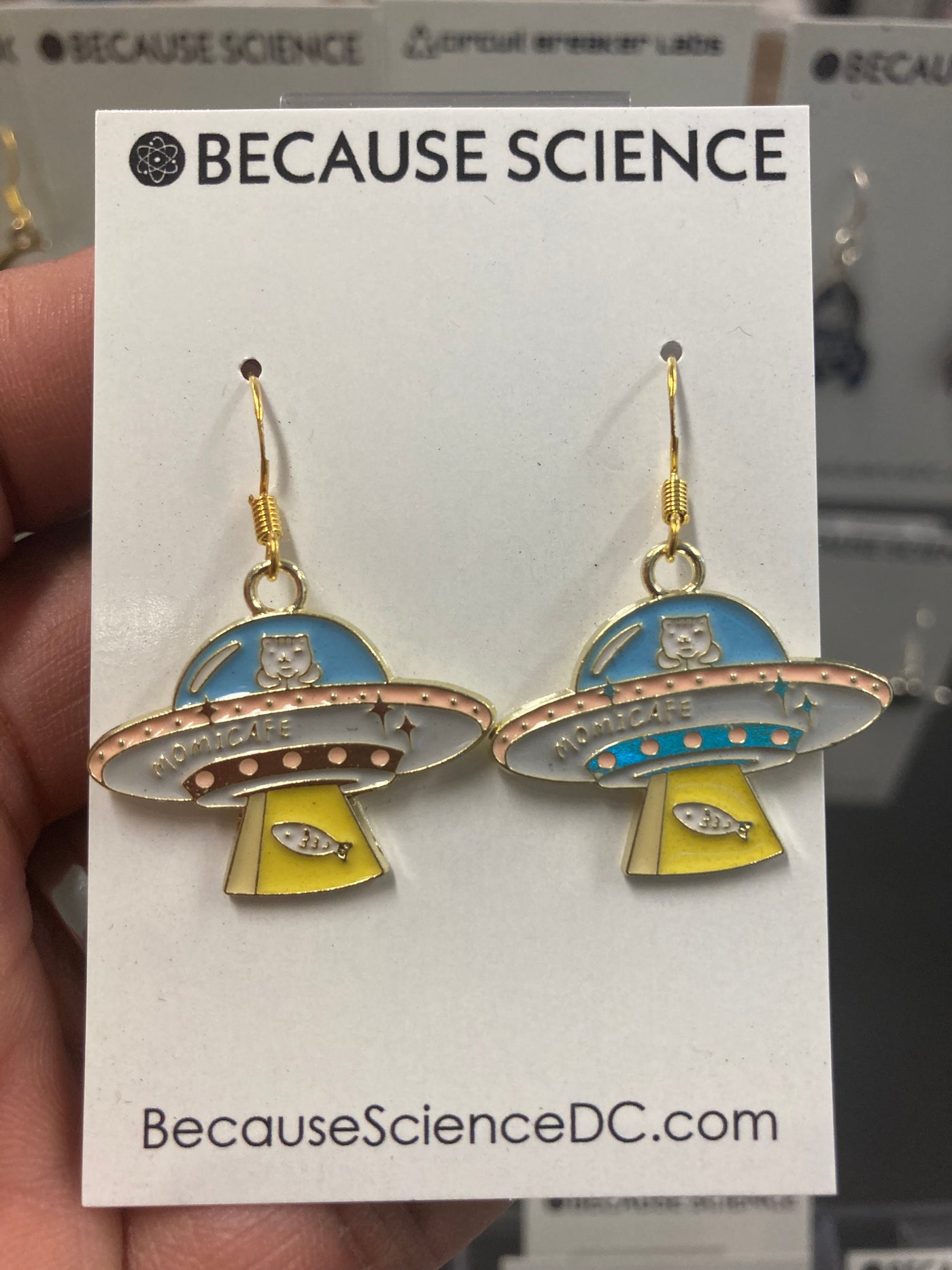 UFO Cat Earrings