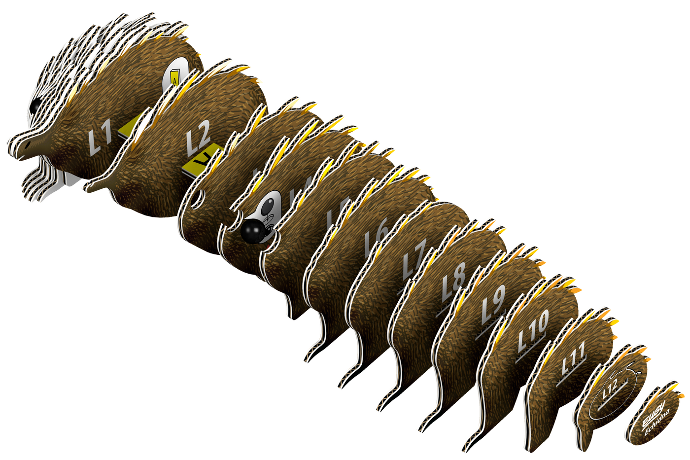 Echidna EUGY -  3D Puzzle