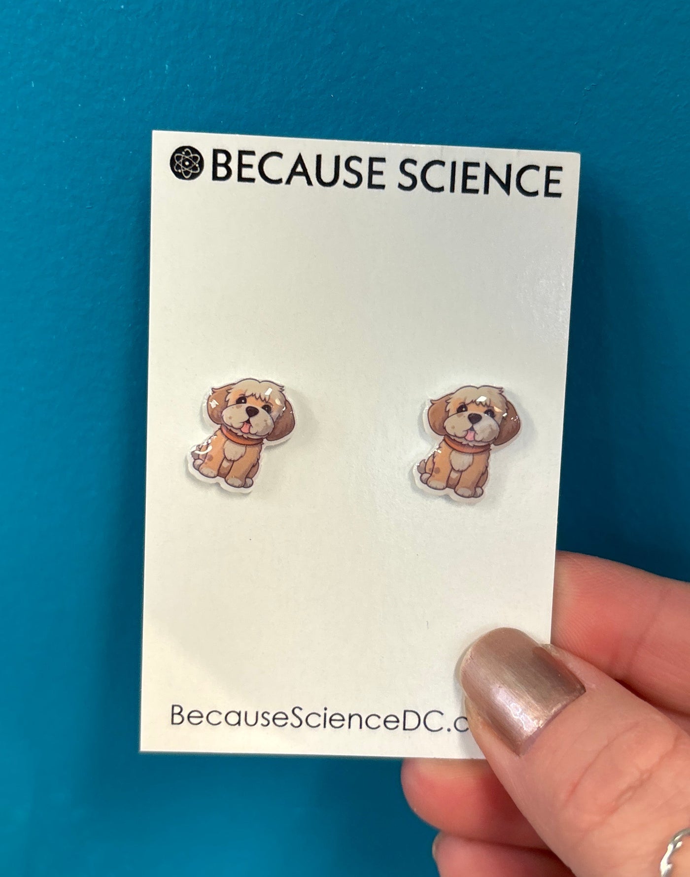 Dog - Acrylic Post Earrings