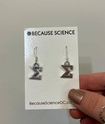 Sigma - Metal Dangle Earrings