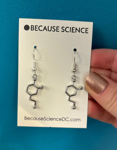 Dopamine - Metal Dangle Earrings