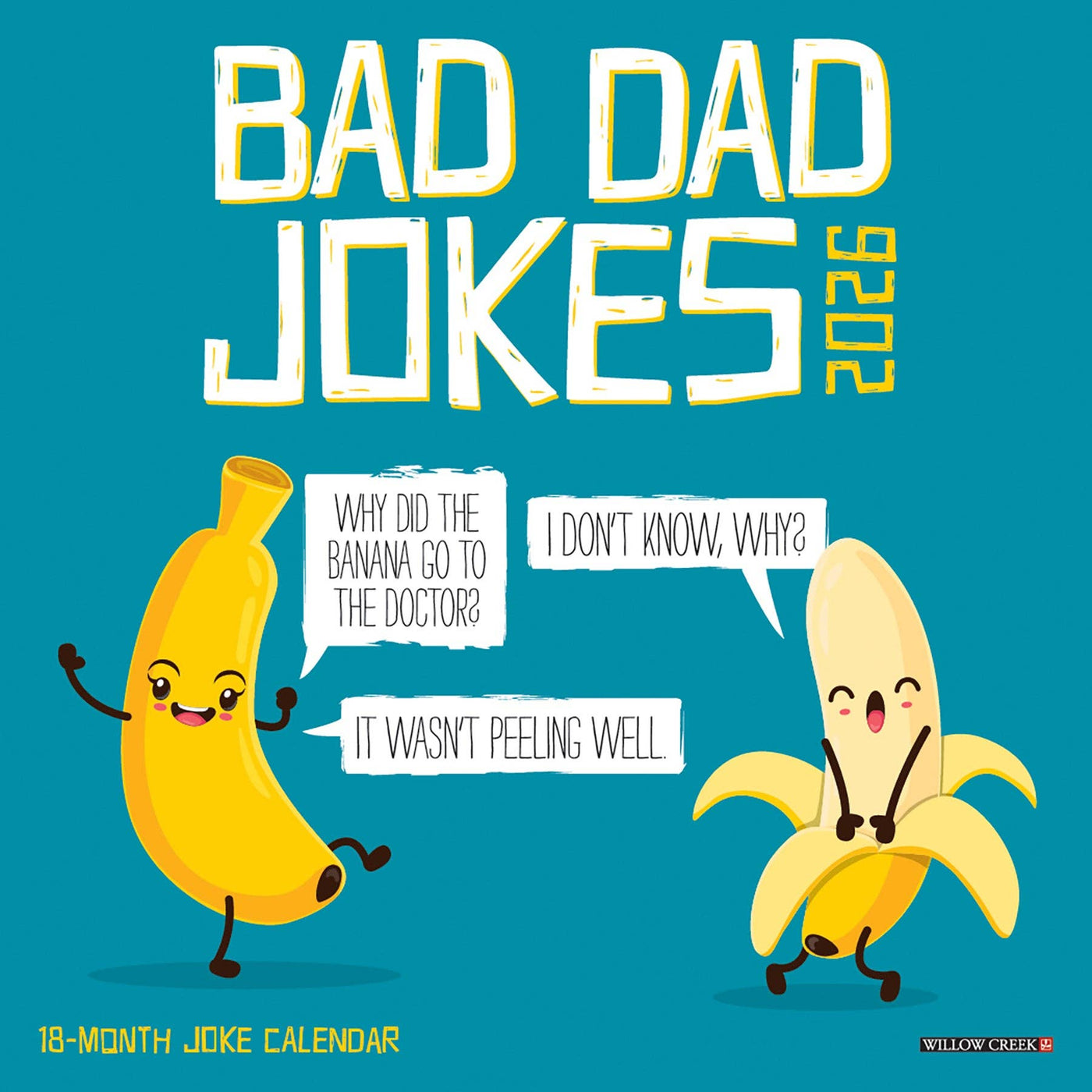 Bad Dad Jokes - 2026 Mini Wall Calendar
