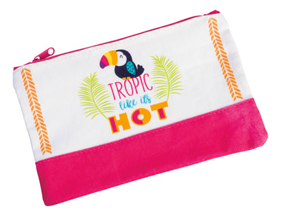 Toucan Canvas Pouch