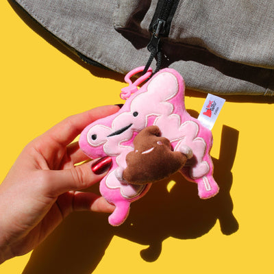 Colon Bag Charm - 5" Plush Keychain