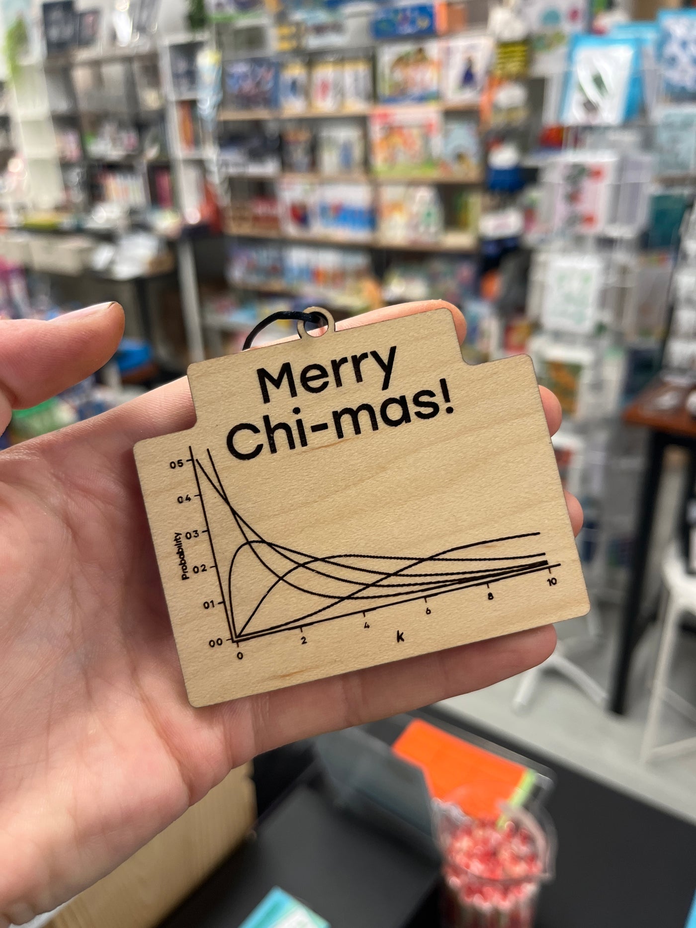 Merry Chi-mas! - Wood Ornamental Decoration