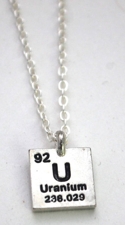 Uranium Elements Necklace - silver