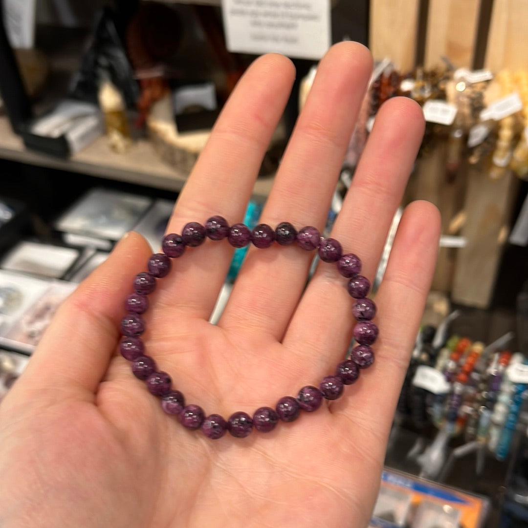 Purple Jasper Stretch Bracelet