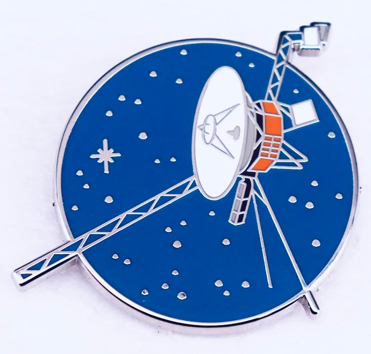 Voyager Probe Enamel Pin